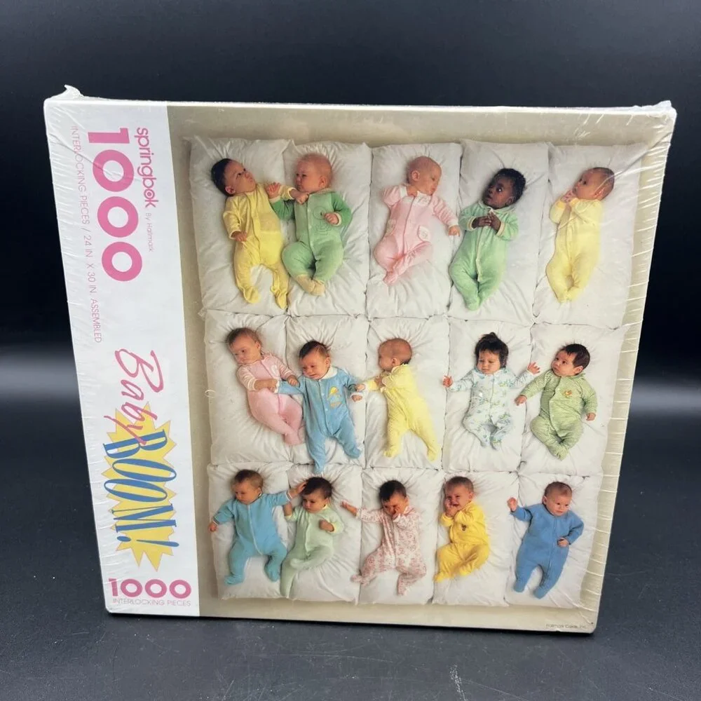 Springbok Hallmark 1991 BABY BOOM Jigsaw Puzzle 1000 Pieces PZL6149